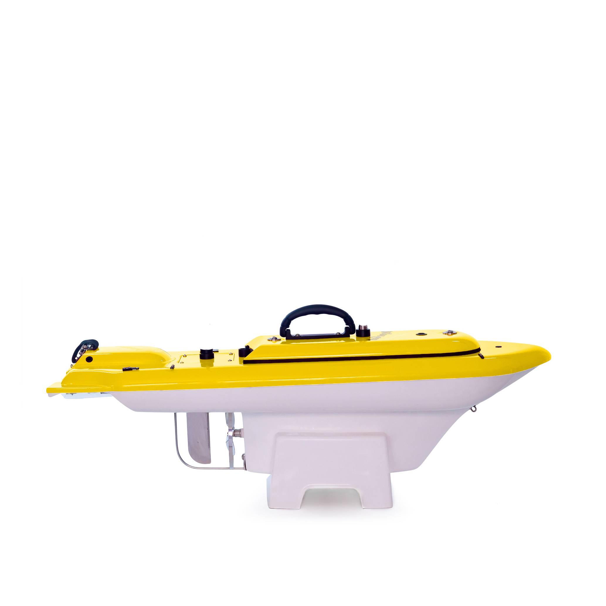 Aquacat Turbo X RC bait boat base kit yellow